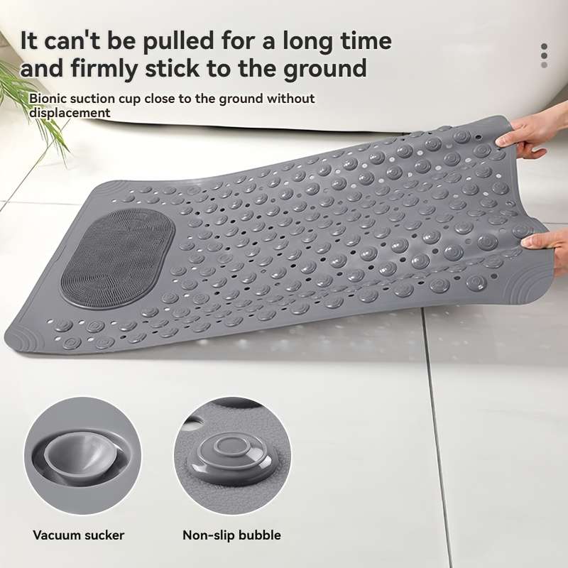 1Pc 36x70cm Light Blue Massage Model Floor Mat