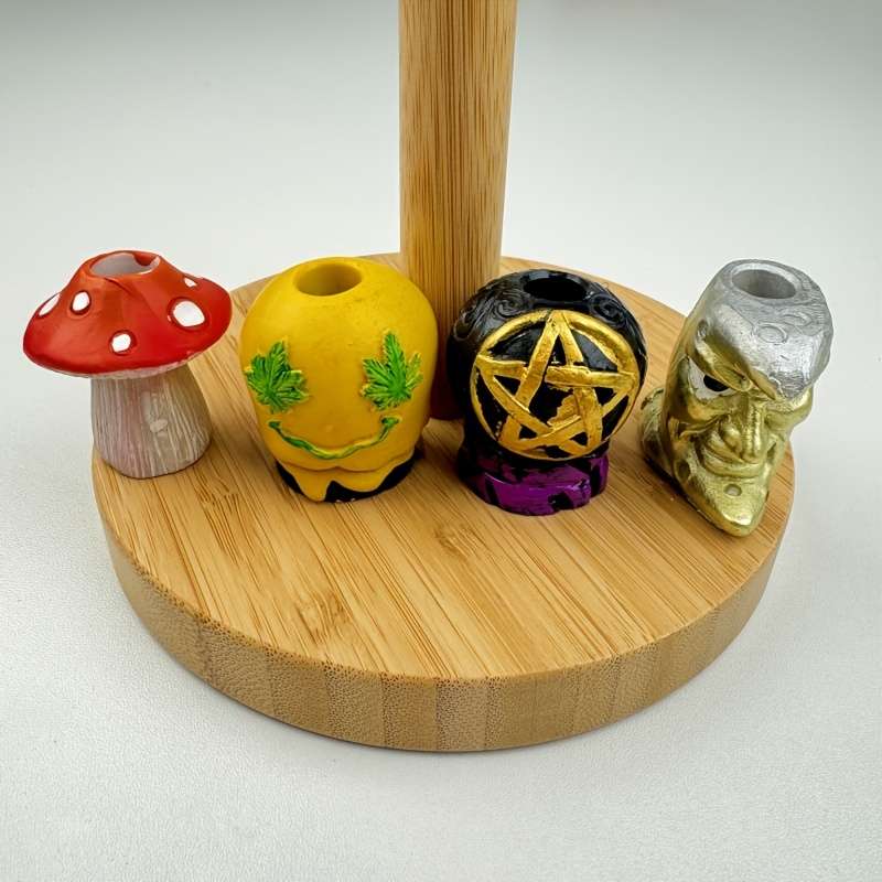 1pc Elegant Unique Avatar Resin Smoke Extinguisher Decorative Home Living Room Accessory Perf