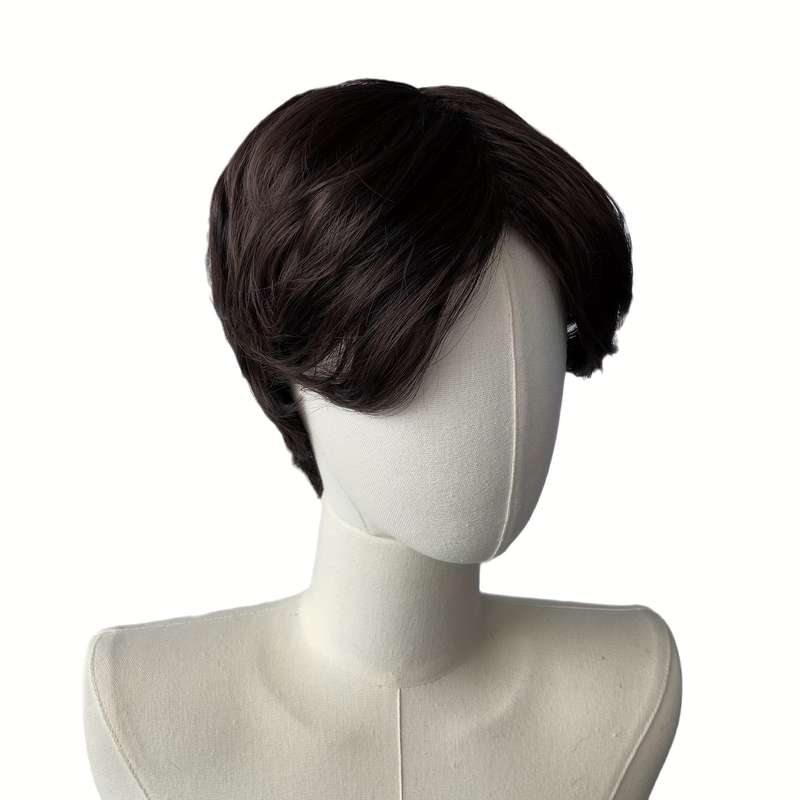 1Pc Black 10.16cm Fashion Design Wig