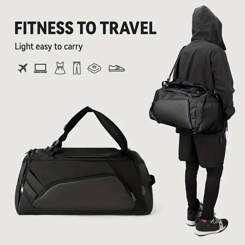 Large Capacity Gym Bag Waterproof Short-distance Travel Bag Dry And Wet Separation Bag Suitable