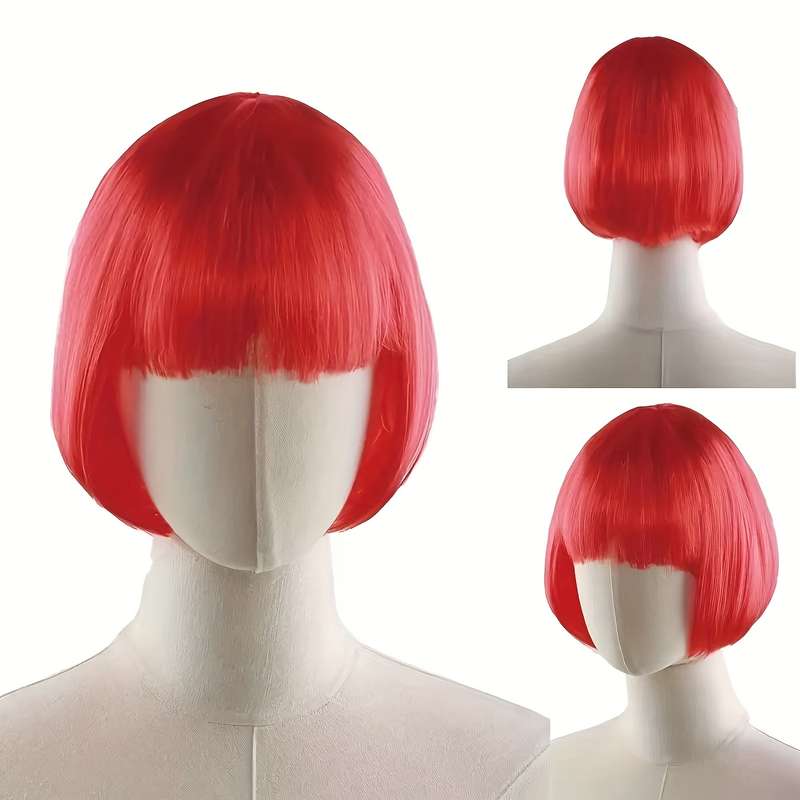 1Pc Mixed Color 30.48cm Fashion Design Wig