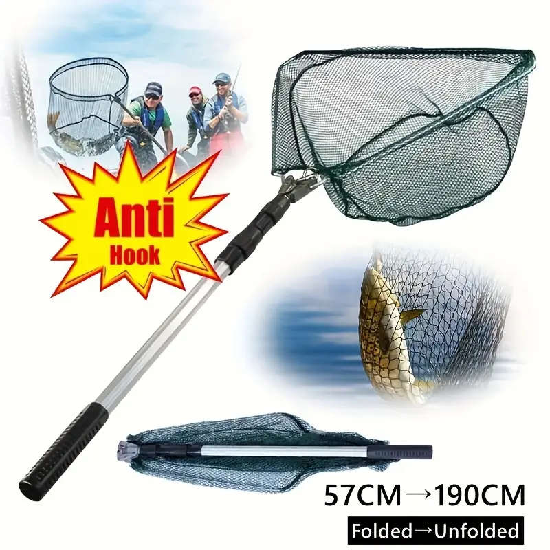 Telescopic Expandable Fishing Net