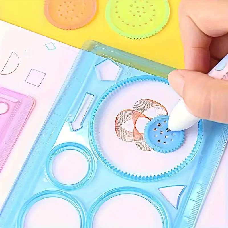 Creative Spiral Geometry Ruler