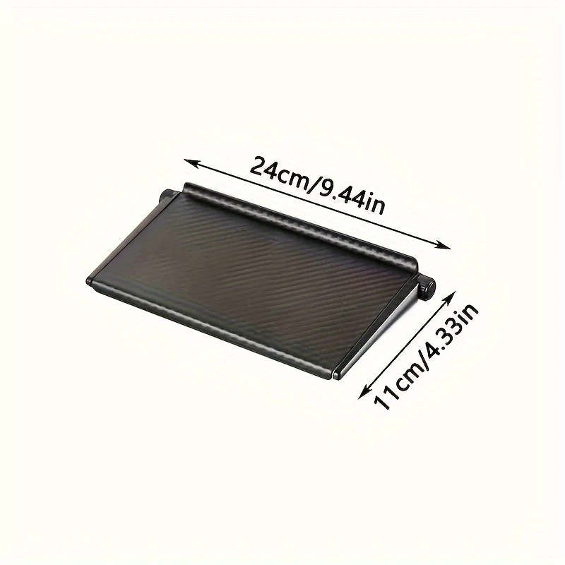 1pc Adjustable TV Screen Top Shelf 11x24cm Computer Monitor Desktop Storage Rack Media Box Router
