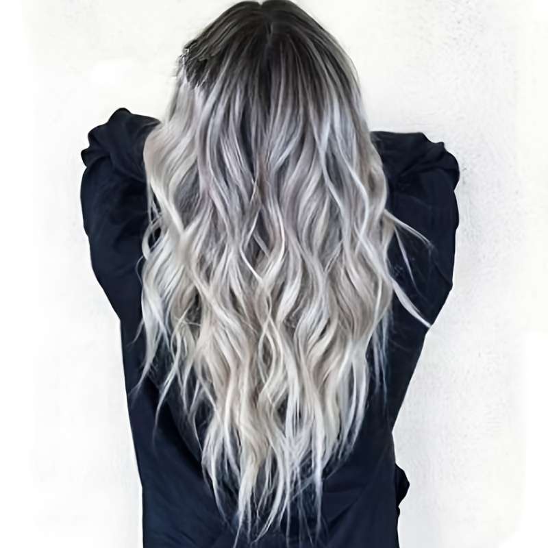 1Pc Mixed Color 60.96cm Fashion Design Wig