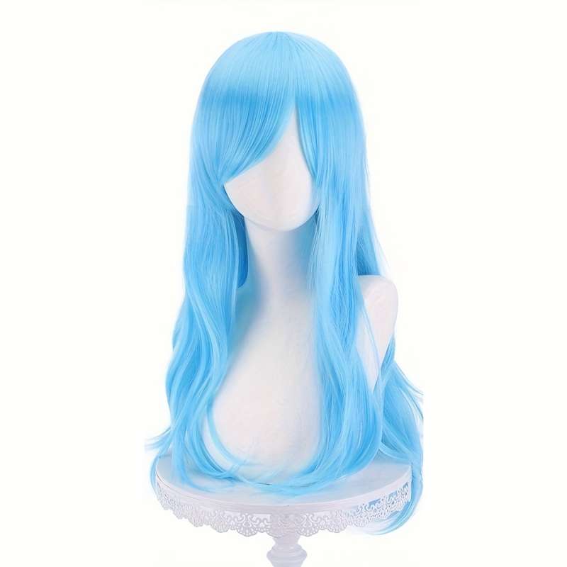1Pc Blue 71.12cm Fashion Design Wig