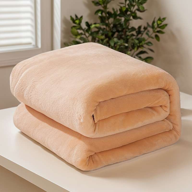 1ps Blanket Color Light Camel size 100x150cm 39x59in