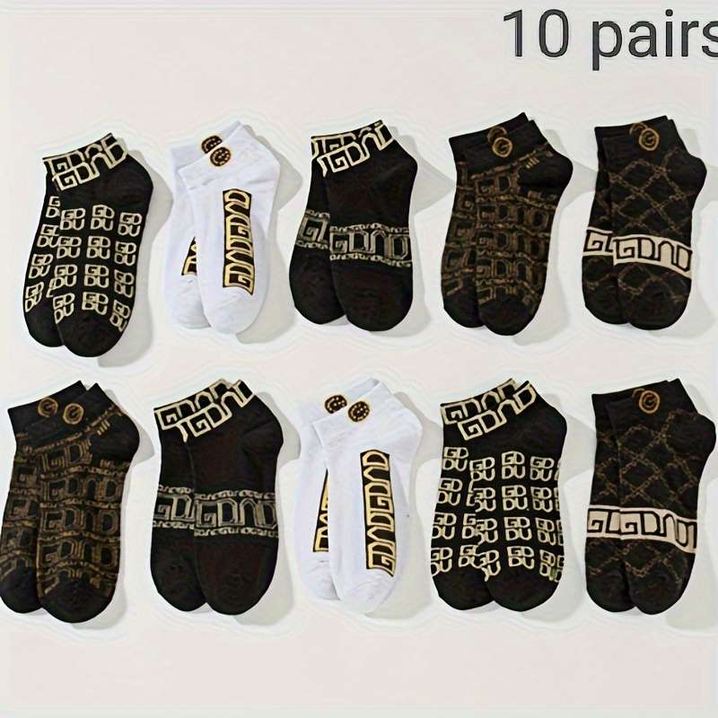 Sock 10 Pairs Of White  One Size
