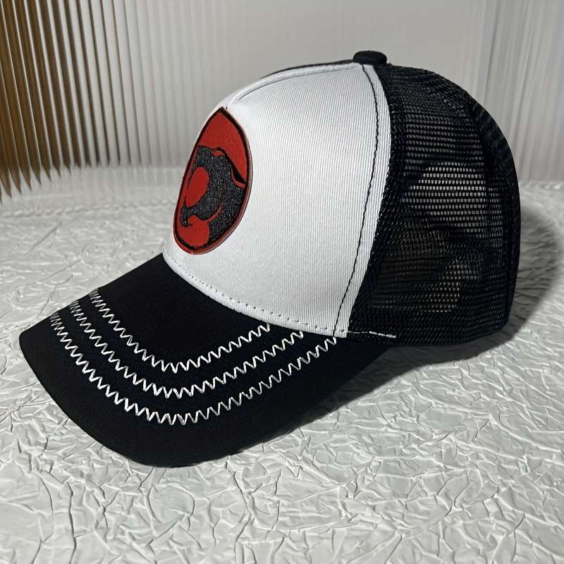 1pc Unisex Hip-Hop Baseball Cap Breathable Mesh Outdoor Casual Fashion Trucker Hat 65% Polyes