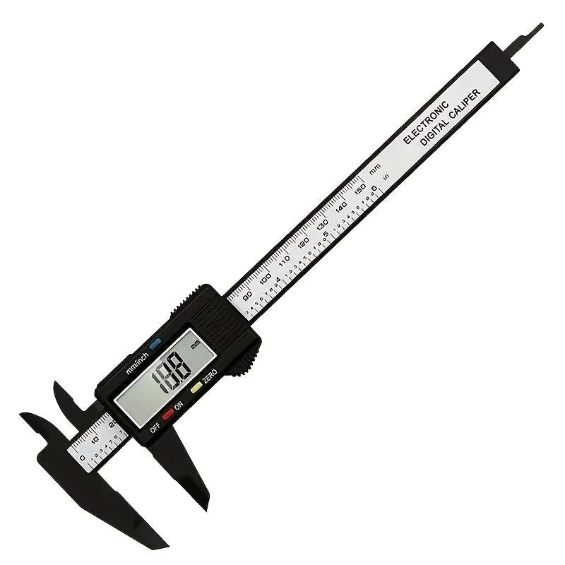 1pc Digital Caliper with LCD Screen Triangular Scale Ruler Electronic Micrometer Measuring Tool High