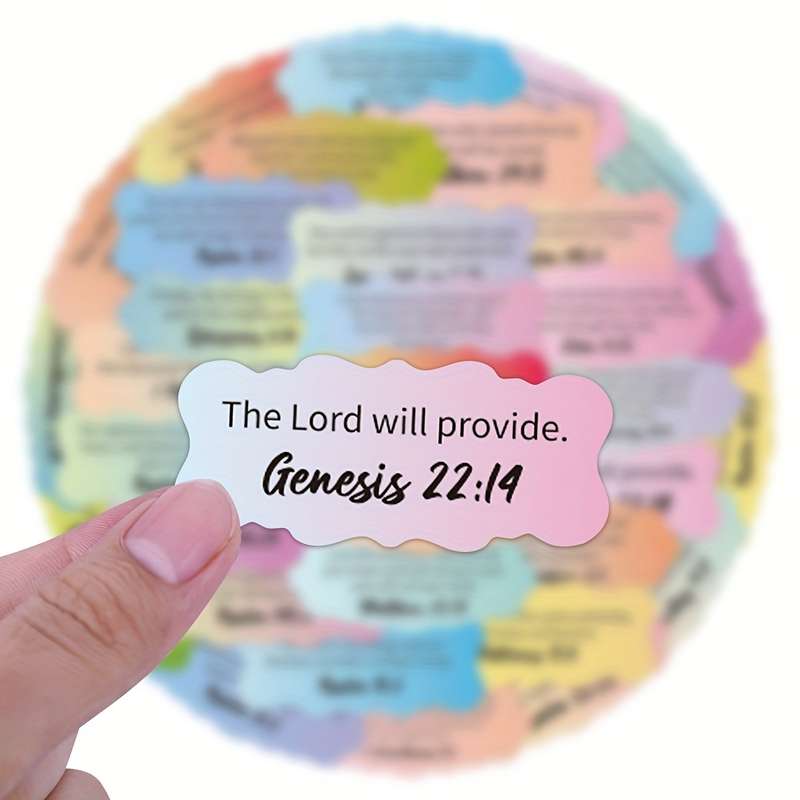 60pcs Jesus Christian Themed Stickers