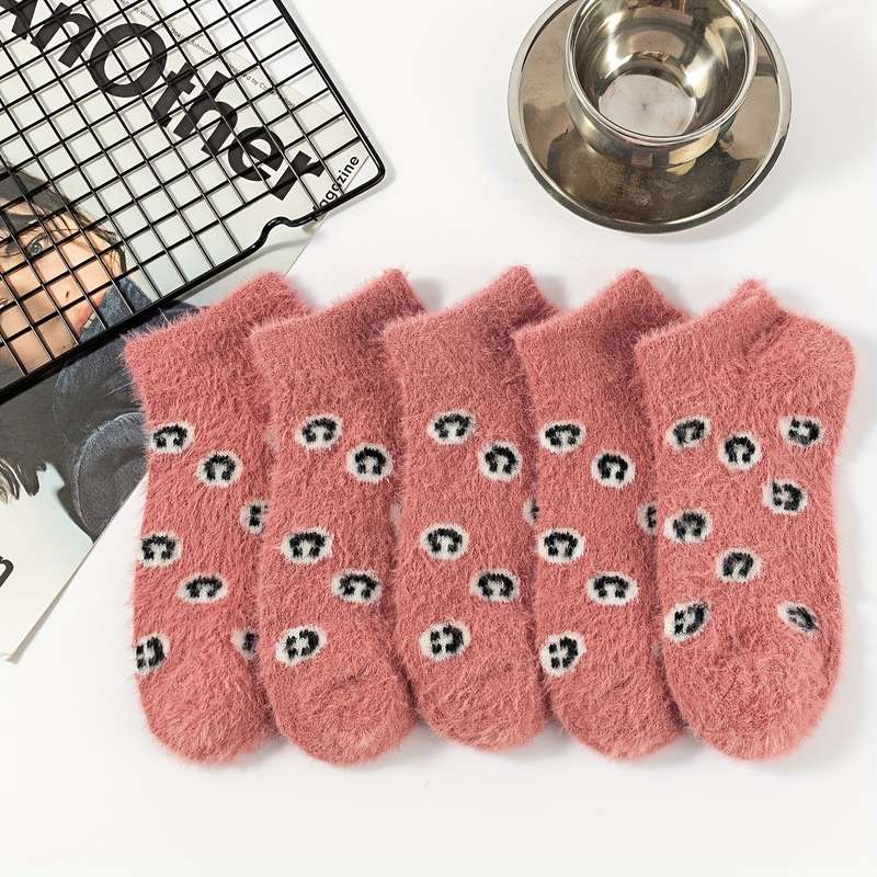 Sock 5 Pairs Gray  One Size