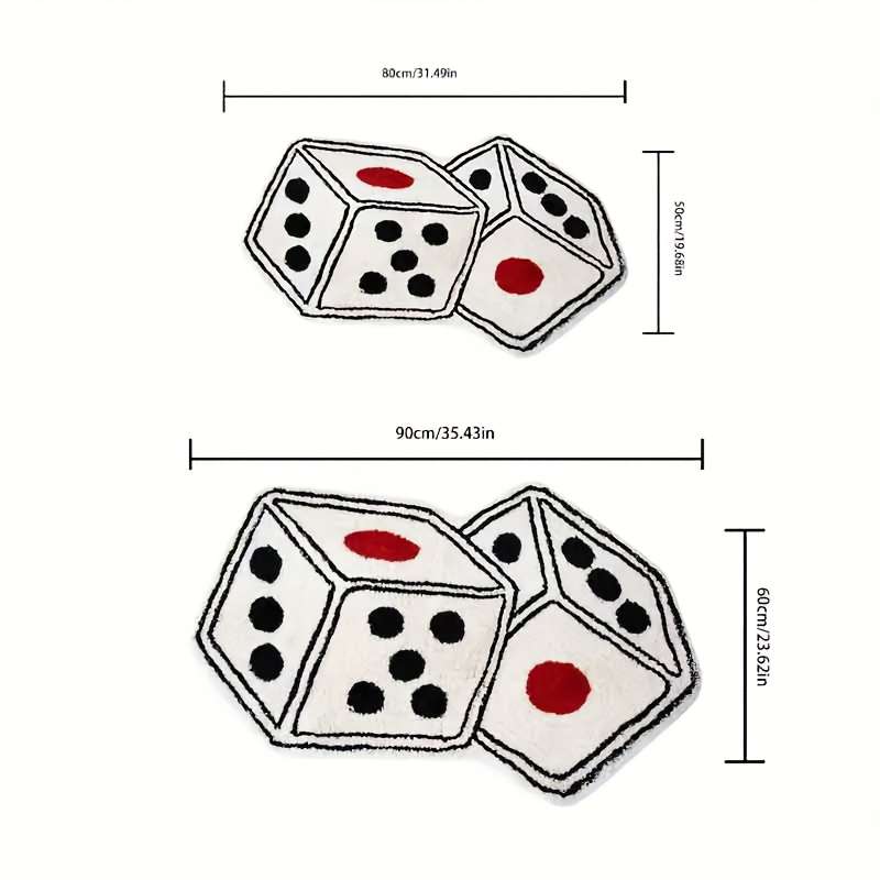 1Pc Black 19.7x31.5inch 50x80cm Floor Mat