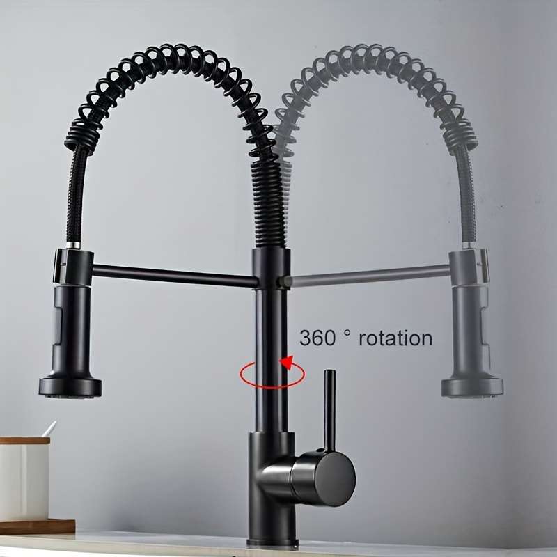 1 Piece Twinbell Modern Kitchen Faucet