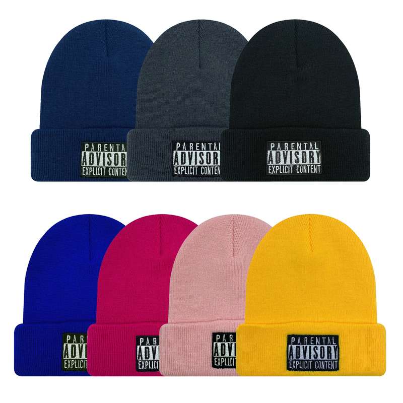 1pc High Stretch Acrylic Knit Beanie Acrylic High Stretch Outdoor Autumn and Winter
