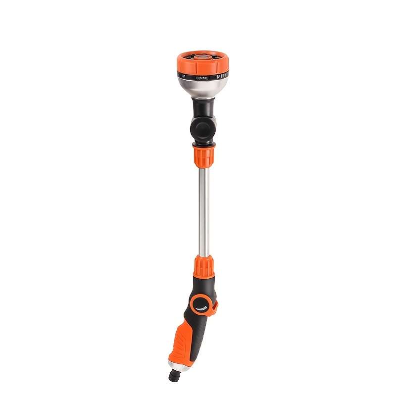 1Pc Adjustable Garden Watering Nozzle With Telescopic Pole