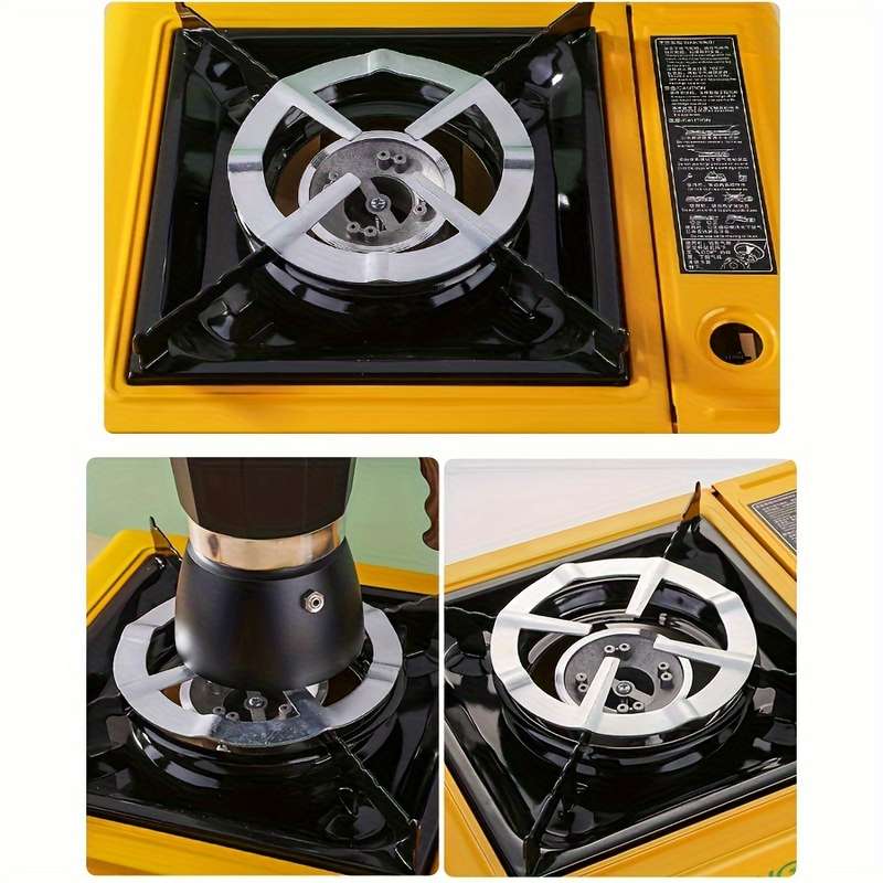 1pc WIEZ Stainless Steel Coffee Pot Holder Versatile Mocha Espresso Machine Stand for Gas Stove