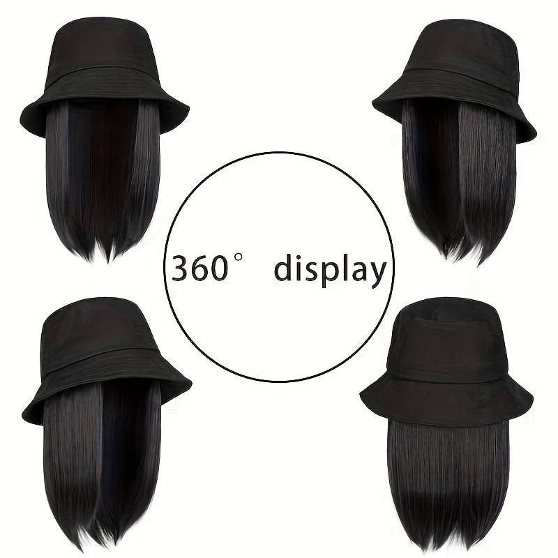 1Pc Dark Brown 30.48cm Fashion Design Wig