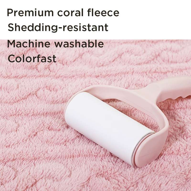 1ps Blanket Color Sakura Pink