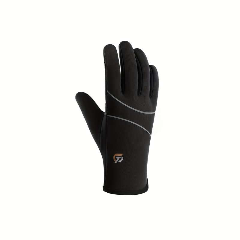 1 Pair Light Grey Warm Gloves
