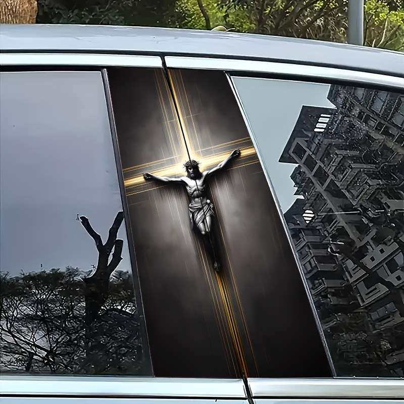 2pcs 25cm50cm Jesus Christian Themed Stickers