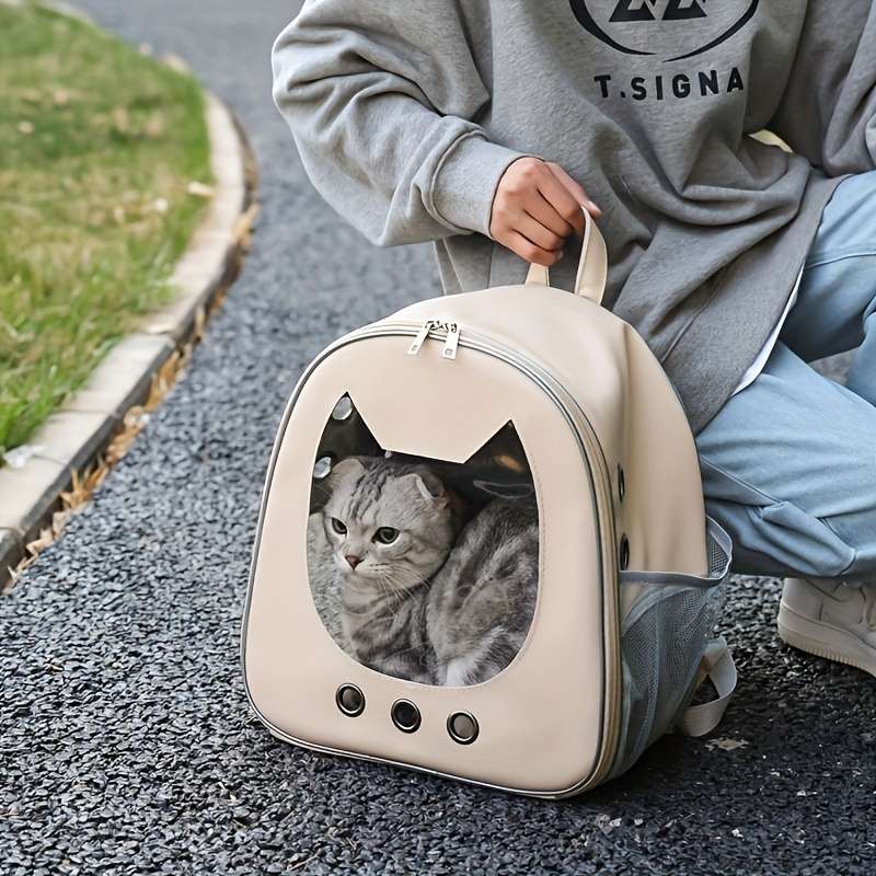 1pc Coffee colorCapacity Small Size Pet Bag