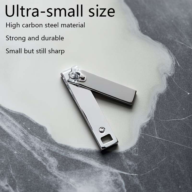10pcs Mini Nail Clippers Set Durable High-Carbon Steel Blades for Precision Trimming Ideal
