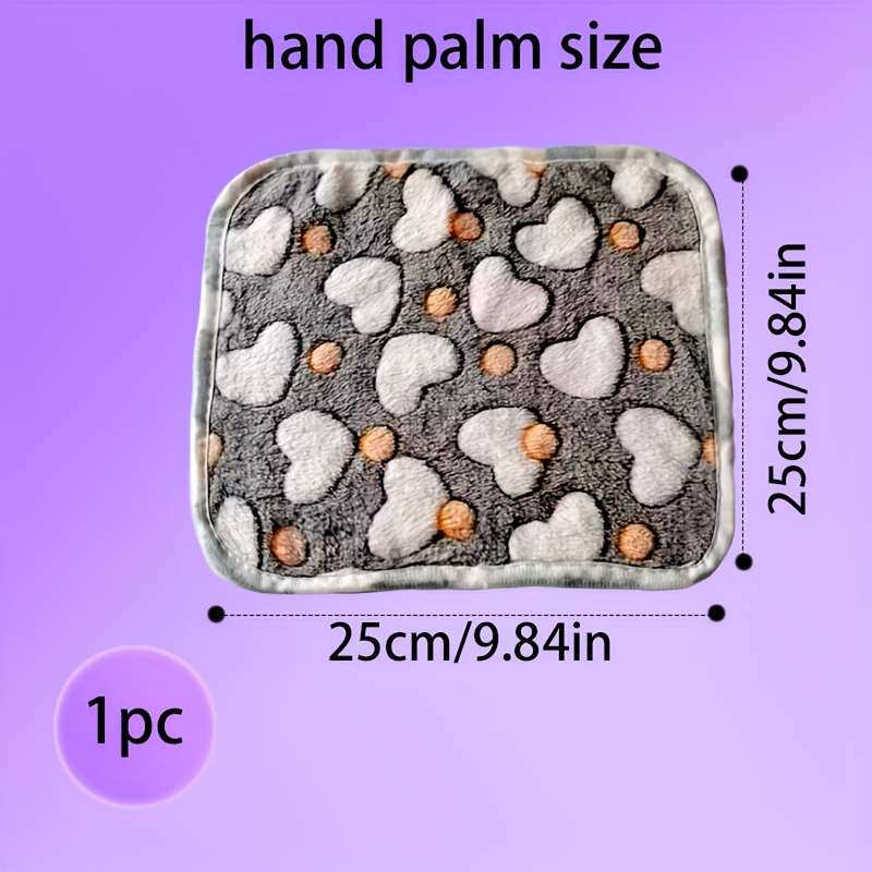 1ps Blanket Color Gray  Love Model  size L:76x104cm