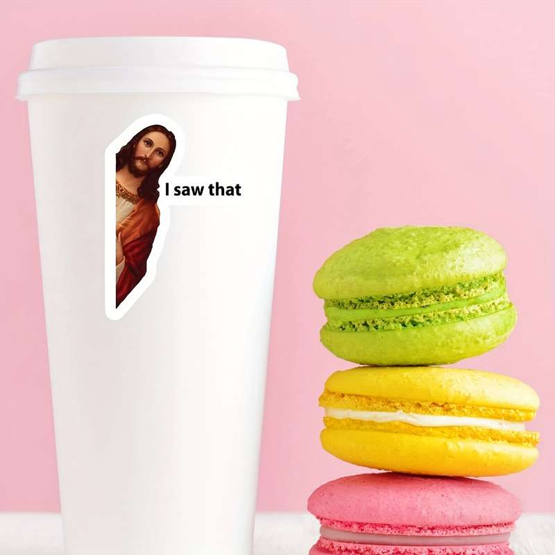 1pc  Jesus Christian Themed Stickers