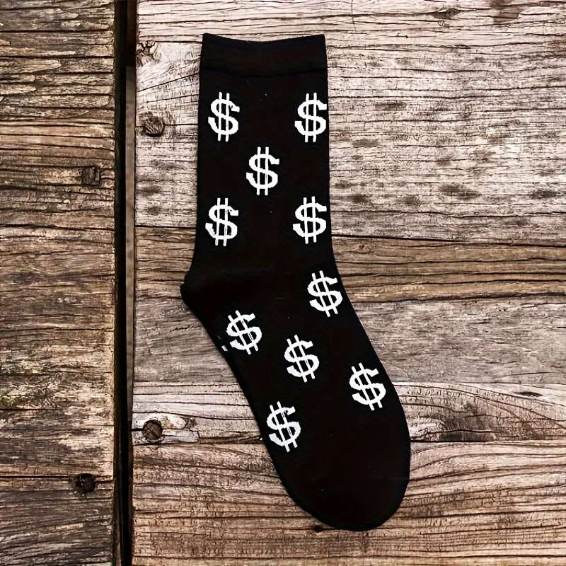 5 Pairs Mixed Color One Size High Elastic Socks