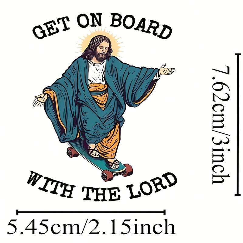 1pc Jesus Christian Themed Stickers