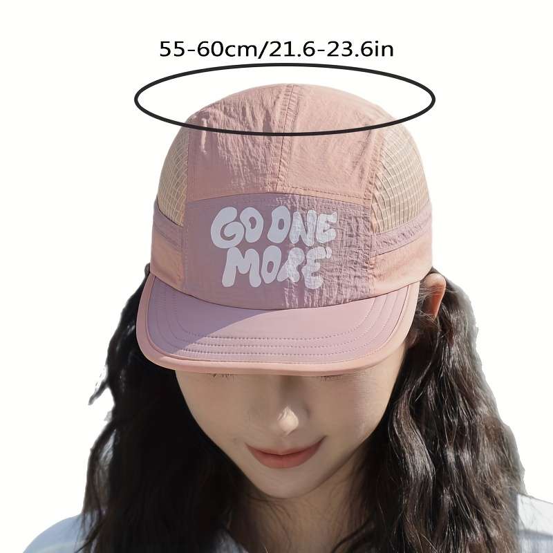1pc Spring and Summer New Quick-Drying Baseball Cap for Men and Women Fashionable and Simple Lette