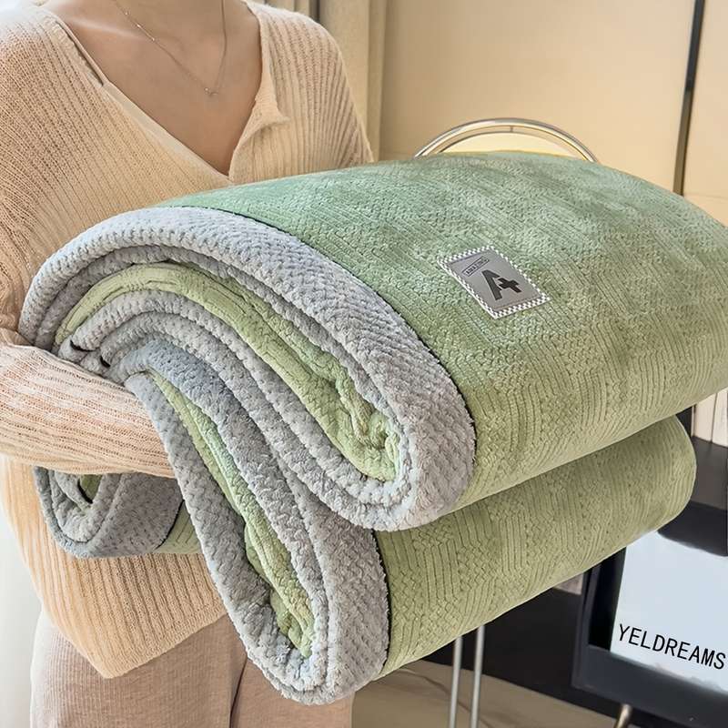 1ps Blanket Color Coffee B size 200x230cm