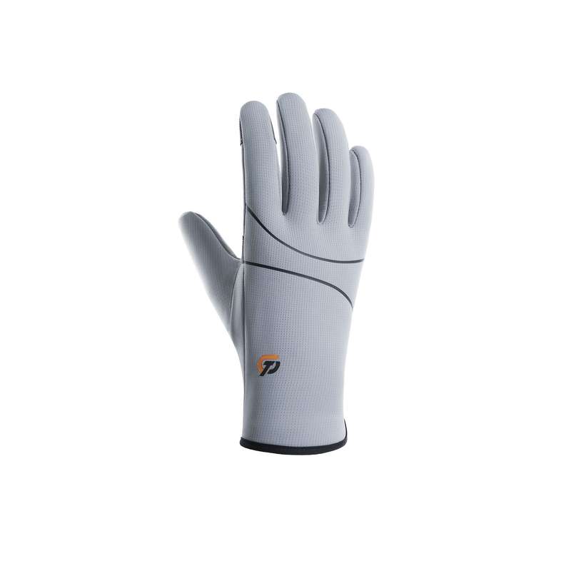 1 Pair Light Grey Warm Gloves