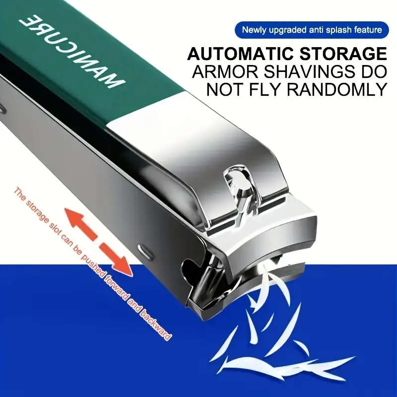 10pcs Professional Nail Clipper Set for Men Featuring a Luxurious Stainless Steel Manicure Tool Kit