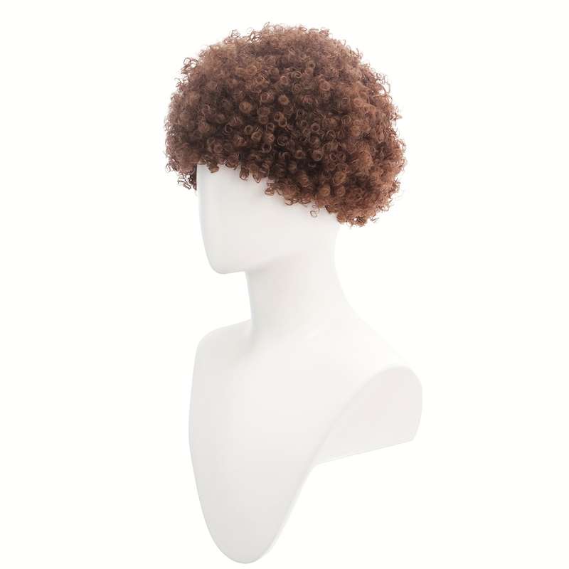 1Pc Brown 20.32cm Fashion Design Wig