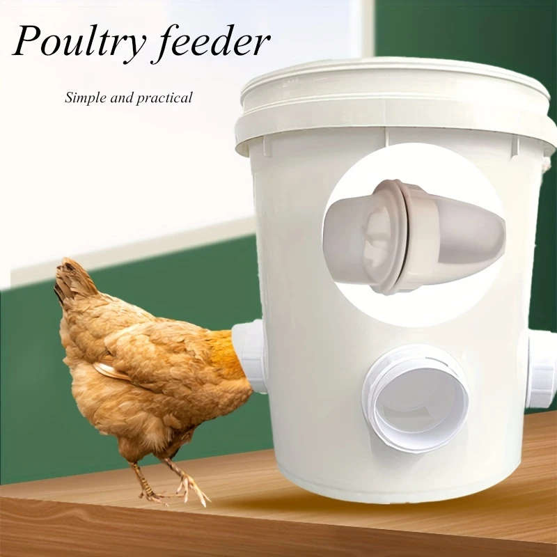 2pcs Automatic Chicken Duck Feeder