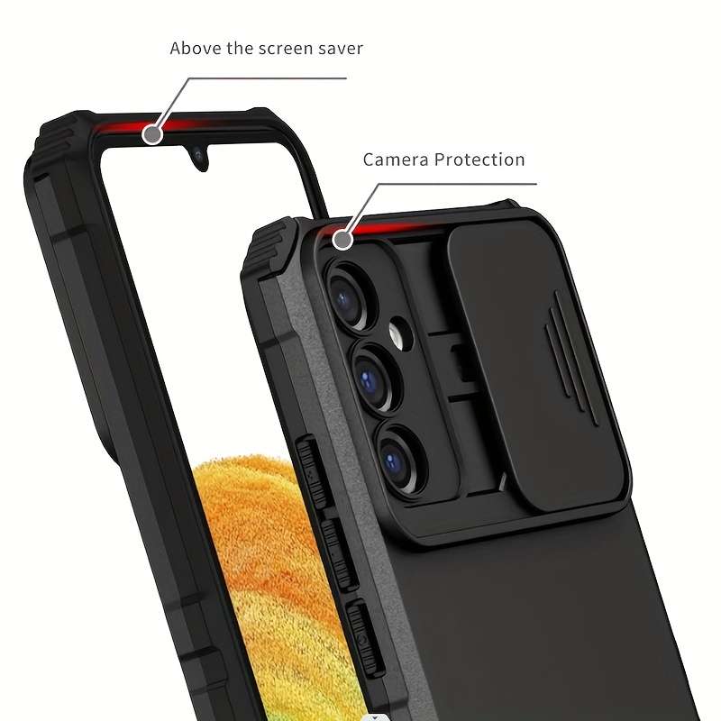 1pc Black For Samsung Galaxy A36 Phone Cases