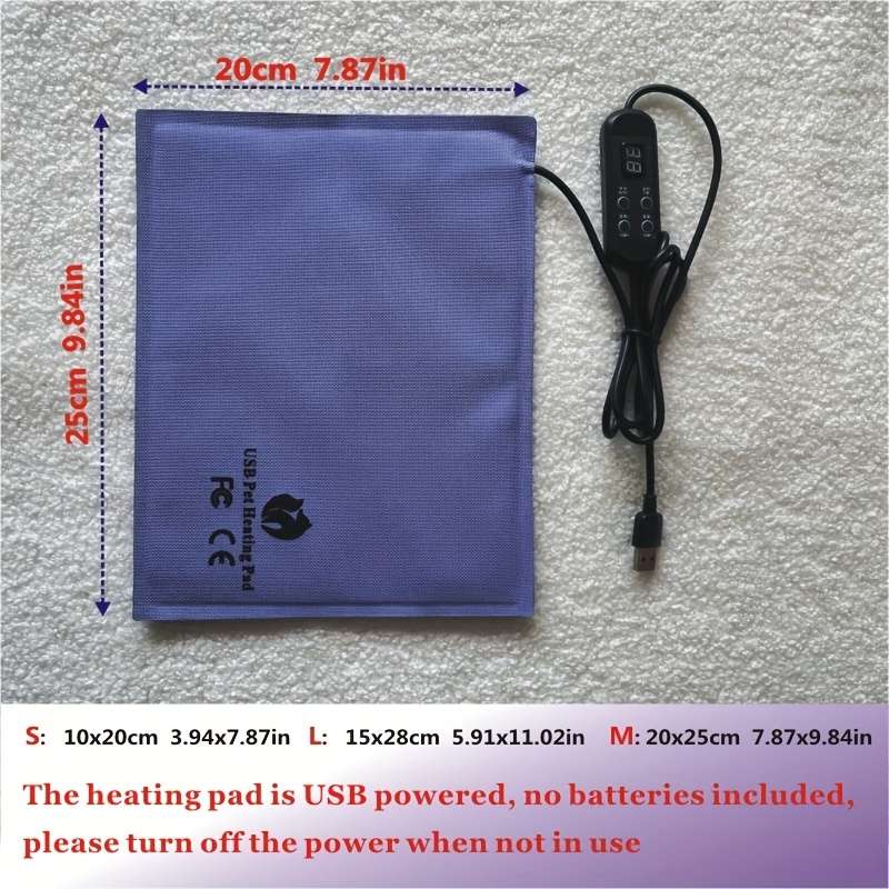 1PC Pet Mat Intelligent Temperature Control M Code   15.01X27.99Cm