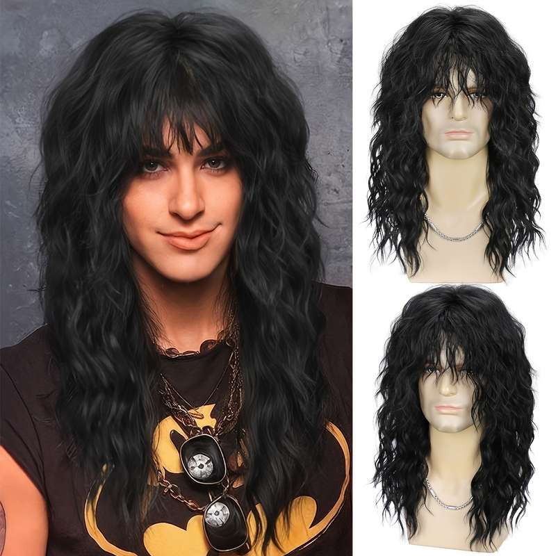1Pc Black Fashion Design Wig