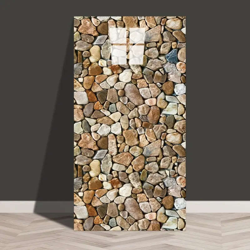 10-Pack Self-Adhesive Stone-Like Wallpaper