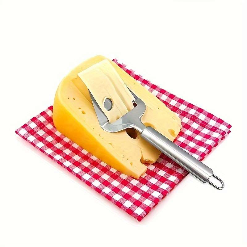 1pc Cheese Slicer Stainless Steel Cheese Slicer Multifunctional Cheese Slicer with 4 Blades