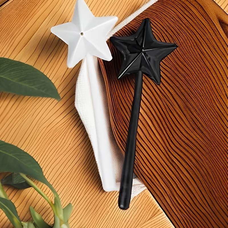 2pcs Magic Wand Salt Pepper Shakers Refillable Spice Dispenser with Holes for Easy Pouring