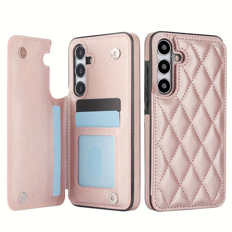 1pc Rose Golden For Samsung Galaxy A55 Phone Cases