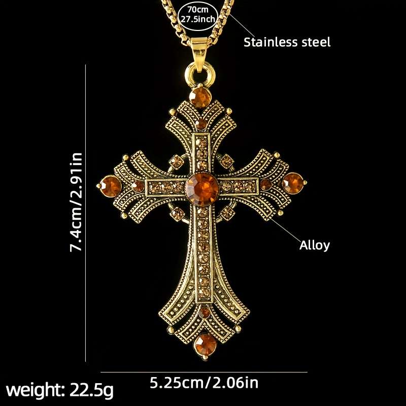 1 Piece Red Jesus Theme Pendant
