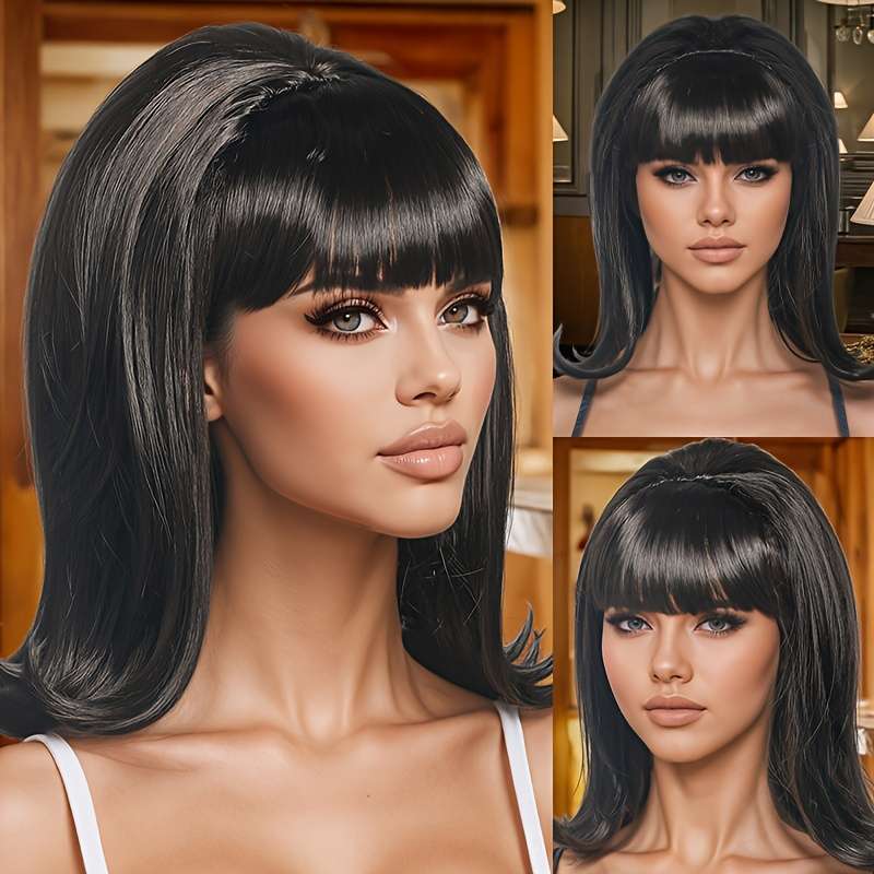 1Pc Color D 35.56cm Fashion Design Wig