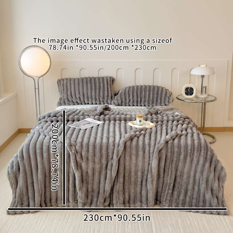 1ps Blanket Color Peach Pink size 100.0x150.01cm