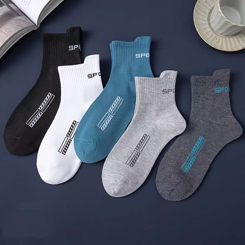5 Pairs Color D High Elastic Socks