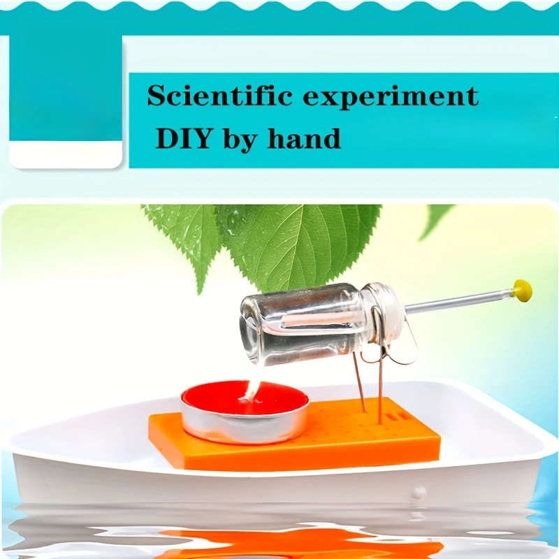 1Pc Science And Technology Small Production Invention Handmade Diy Steamboat Model Science Experimen