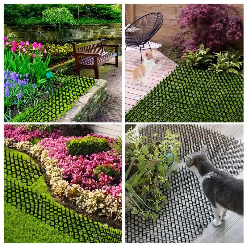 6 Pieces Garden Cat Proof Mat